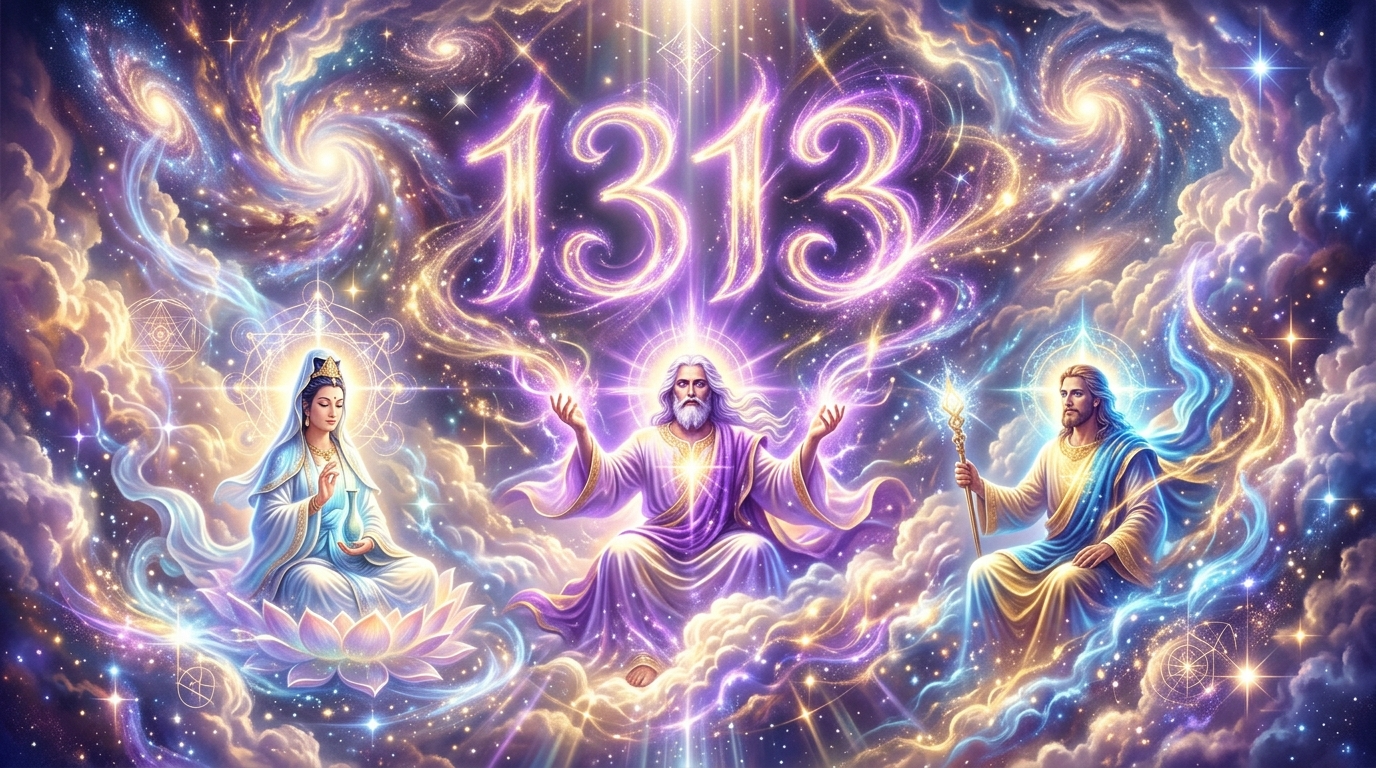Engelszahl 1313 Bedeutung Kreativität göttliche Unterstützung durch aufgestiegene Meister