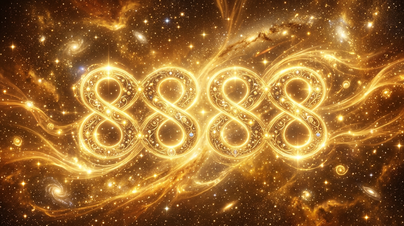 Engelszahl 8888 Bedeutung maximaler Überfluss karmische Belohnung
